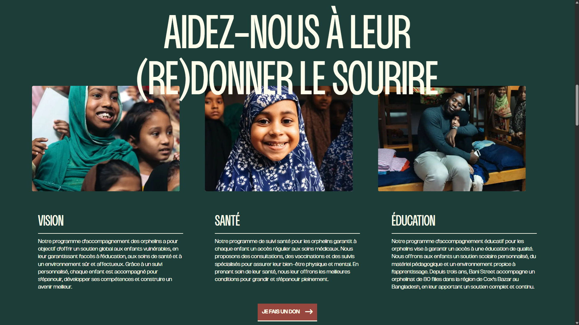 Bani Academy - Programme solidaire