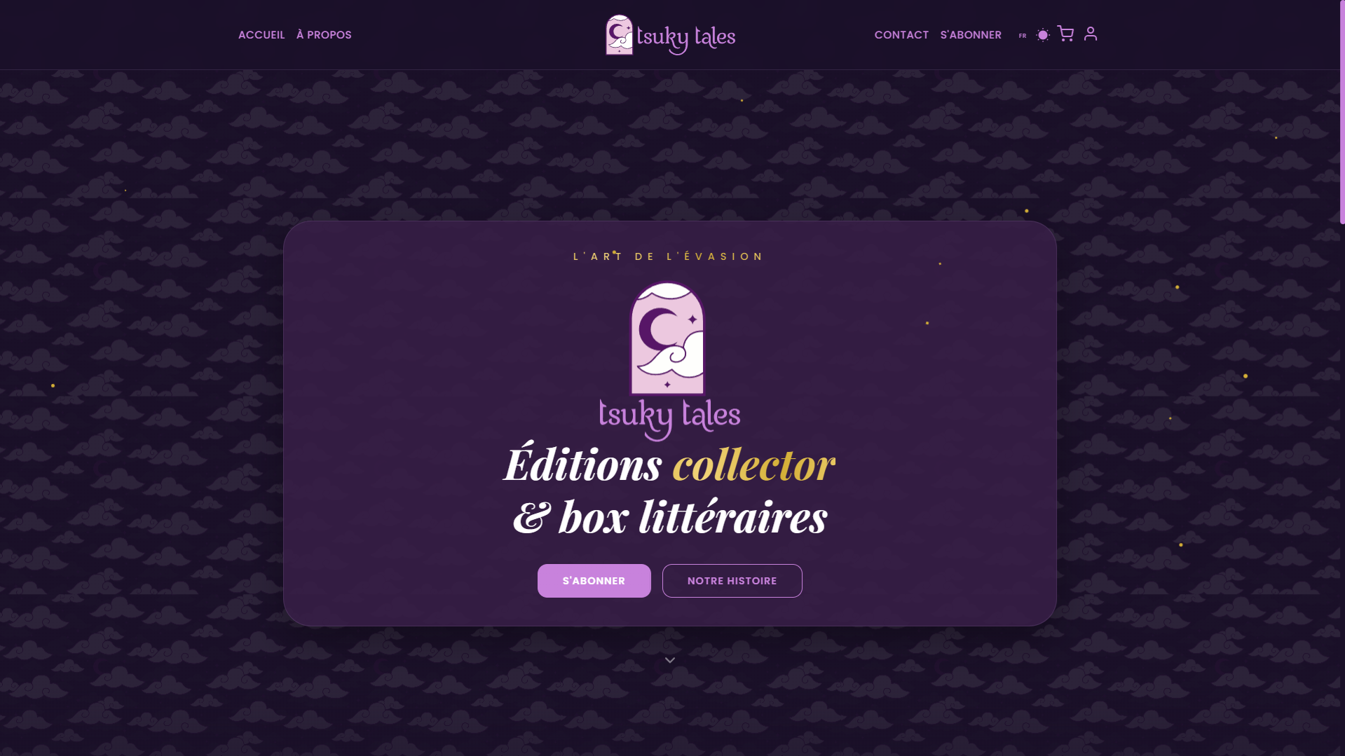 TsukyTales - Thème sombre